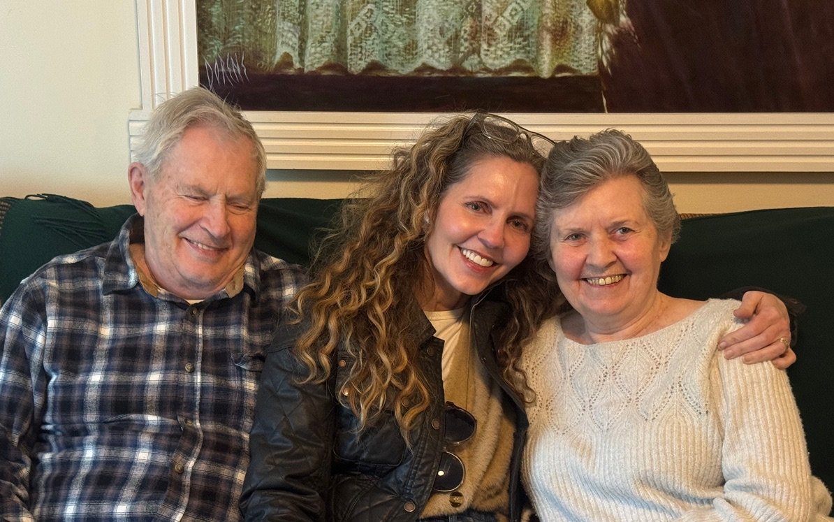 Dad, Mom and me